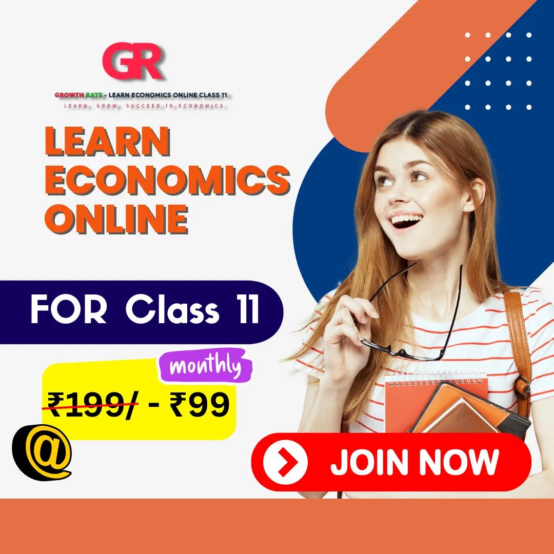 Unit I Introduction - GROWTH RATE - Learn Economics Online Class 11